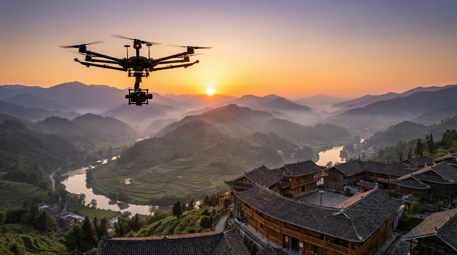 玩物社区航拍视频